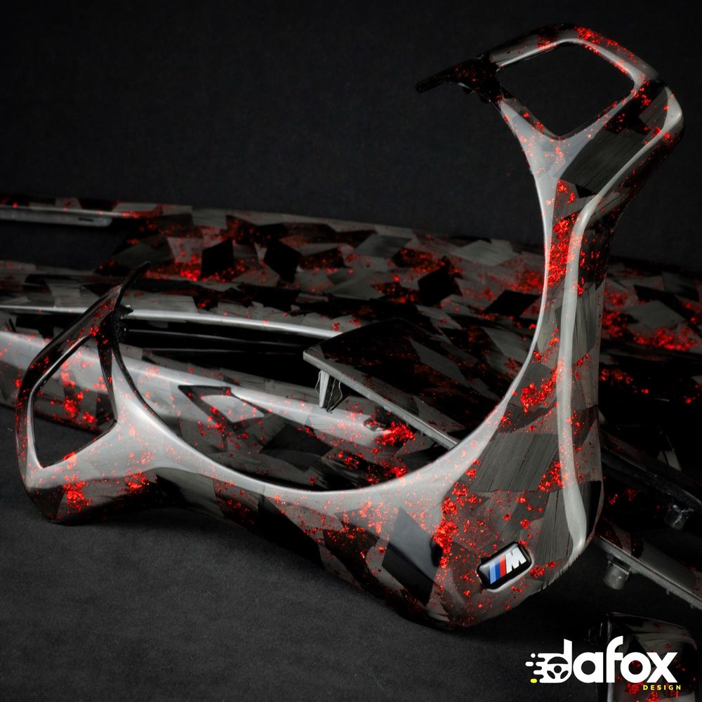 Dekory listwy BMW E91 E92 M3 E93 Carbon forged/twill osłona E87 E81