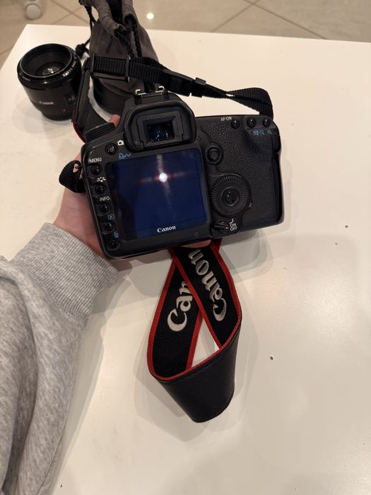Canon EOS 5D Mark II + Obiektyw 50mm + Lampa Błyskowa