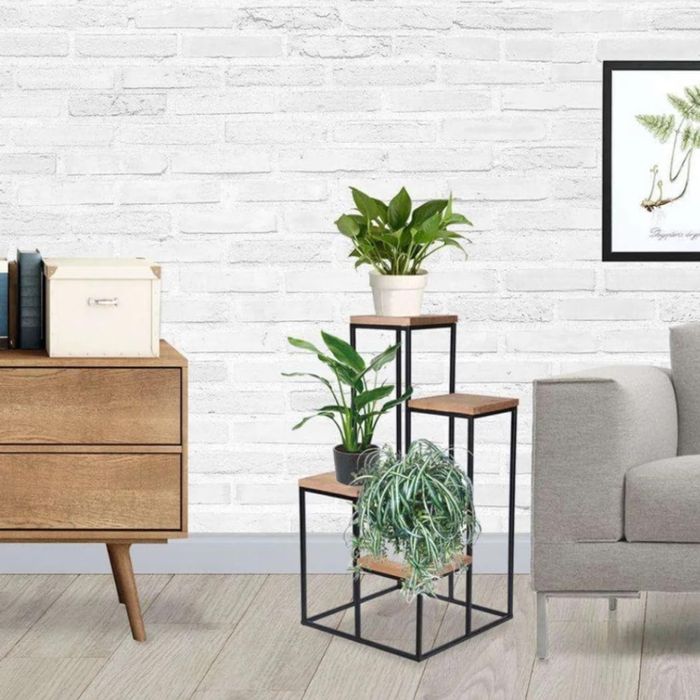 KWIETNIK REGAŁ NA KWIATY ROŚLINY Stojak Półki Organizer na kwiaty Loft