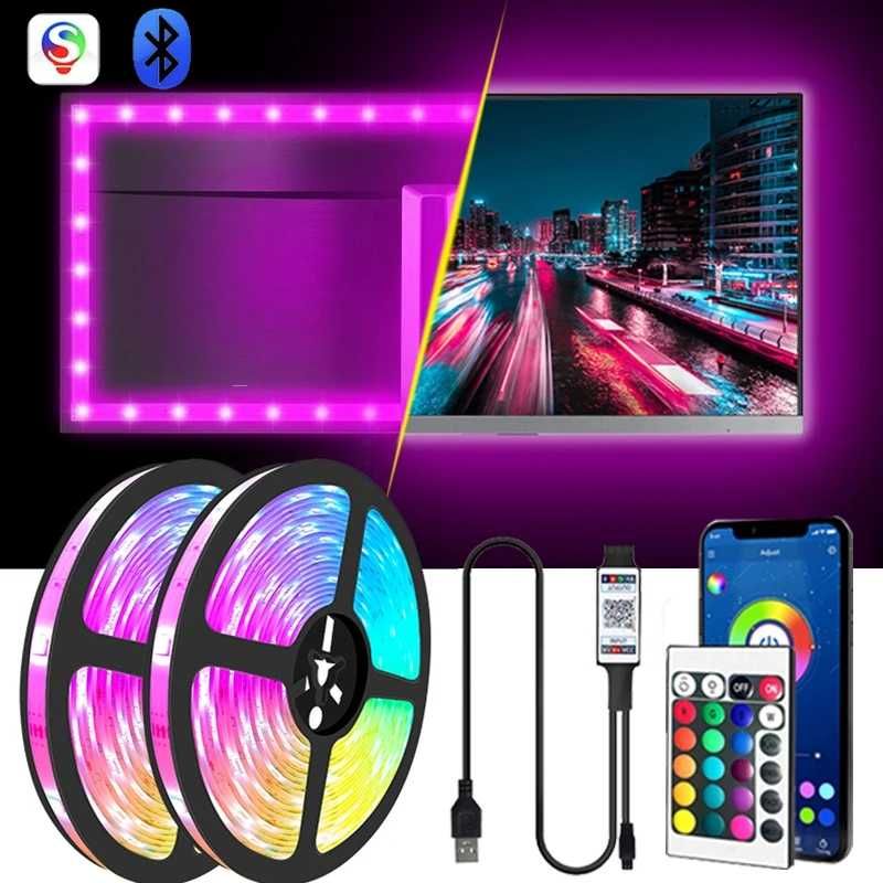 Usb Bluetooth светодиодная rgb лента 4 метра приложение пульт