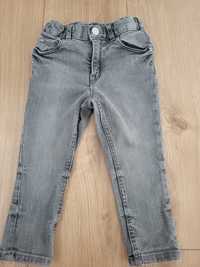 Spodnie jeansowe H&M z serii slim fit roz. 86