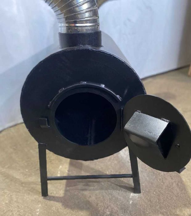 • ОБДУВ! 5мм! 295м3! • ККД 90%! Буржуйка Булерьян Булер'ян Печь Піч