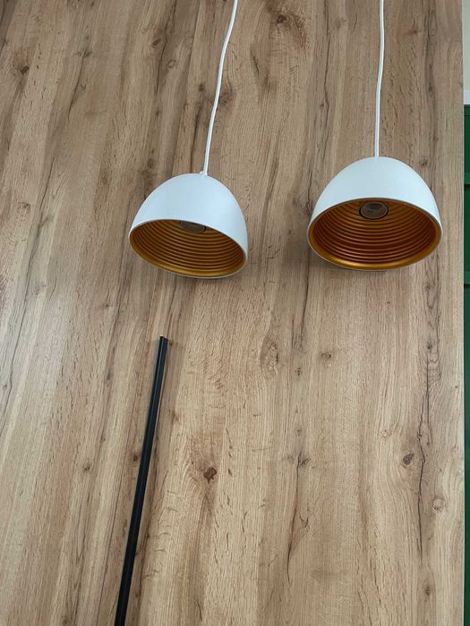 Nowa lampa wisząca komplet 2szt. biała