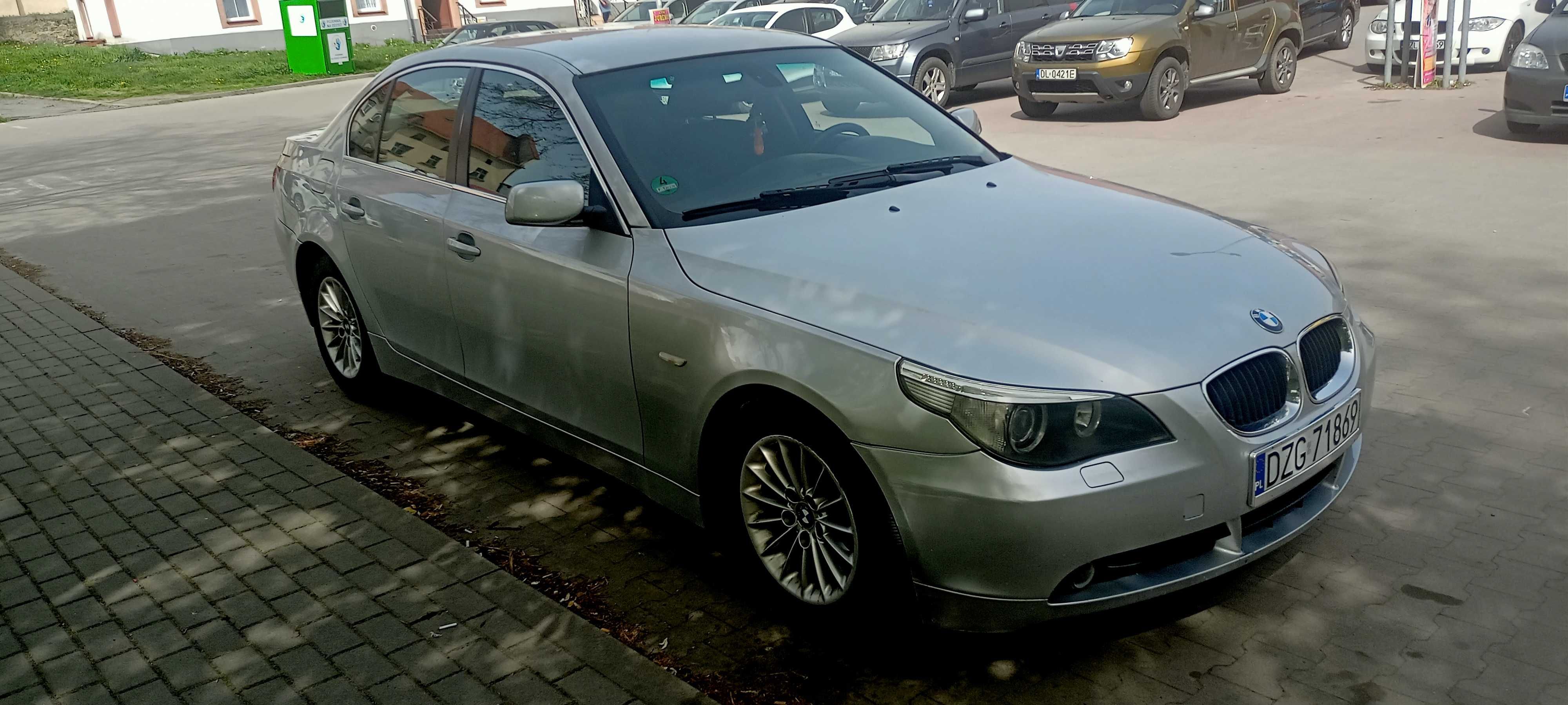 BMW E60 525D 177km automat w dobrym stanie ,opłaty na rok