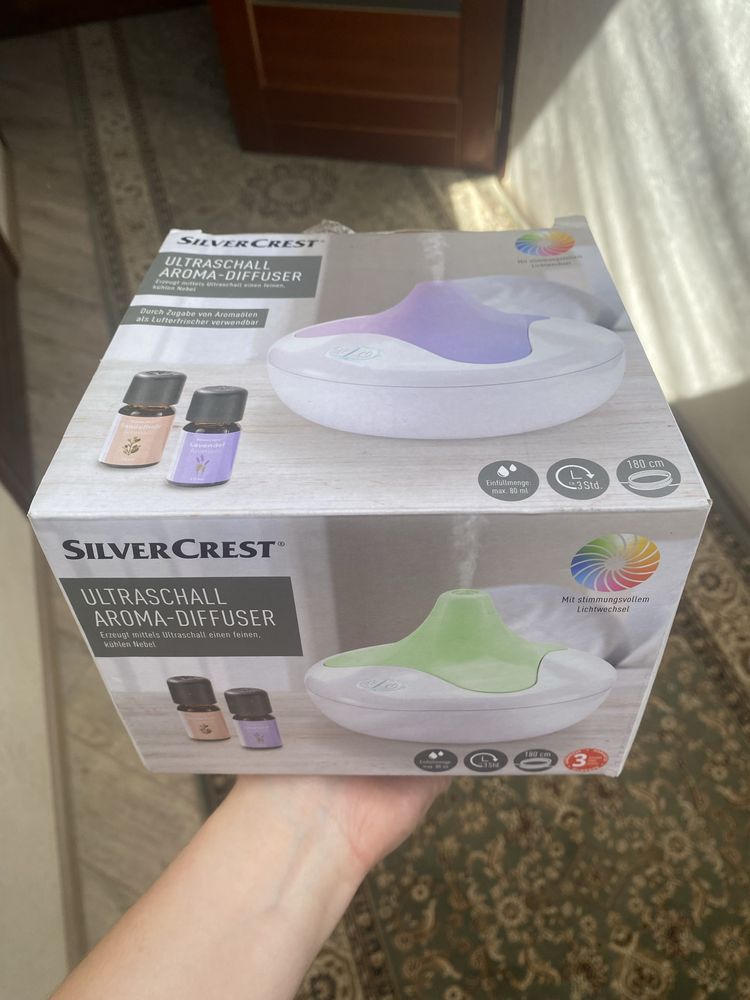 silvercrest ultraschall aroma diffuser аромадифузор, парогенератор