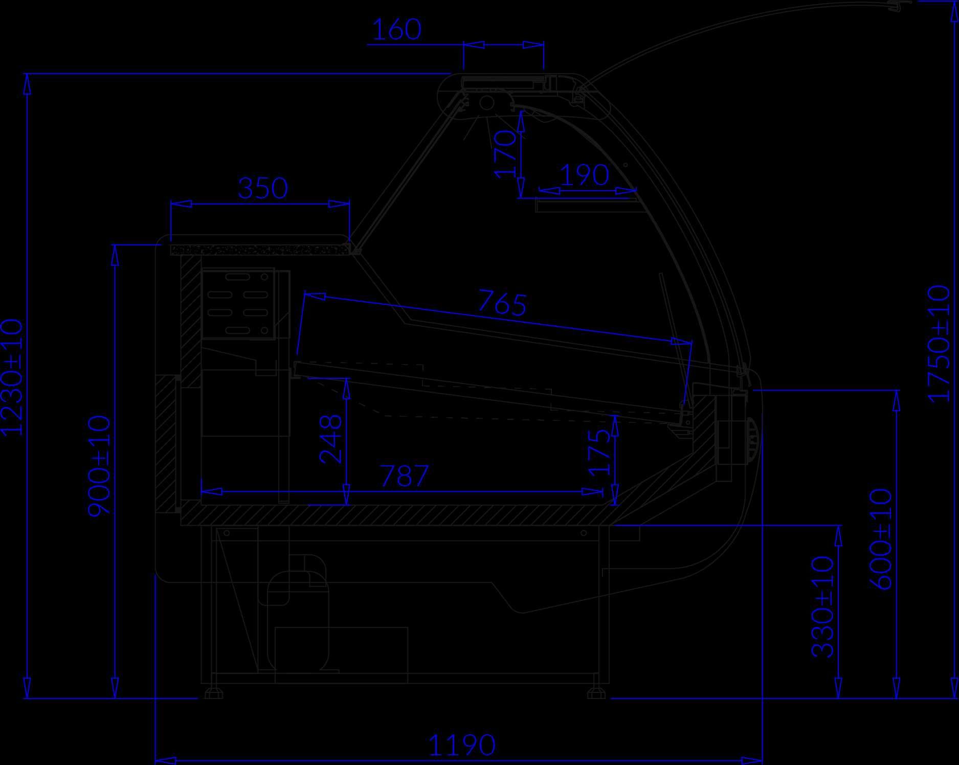 Lada chłodnicza [ IGLOO SANTIAGO 265 cm ]