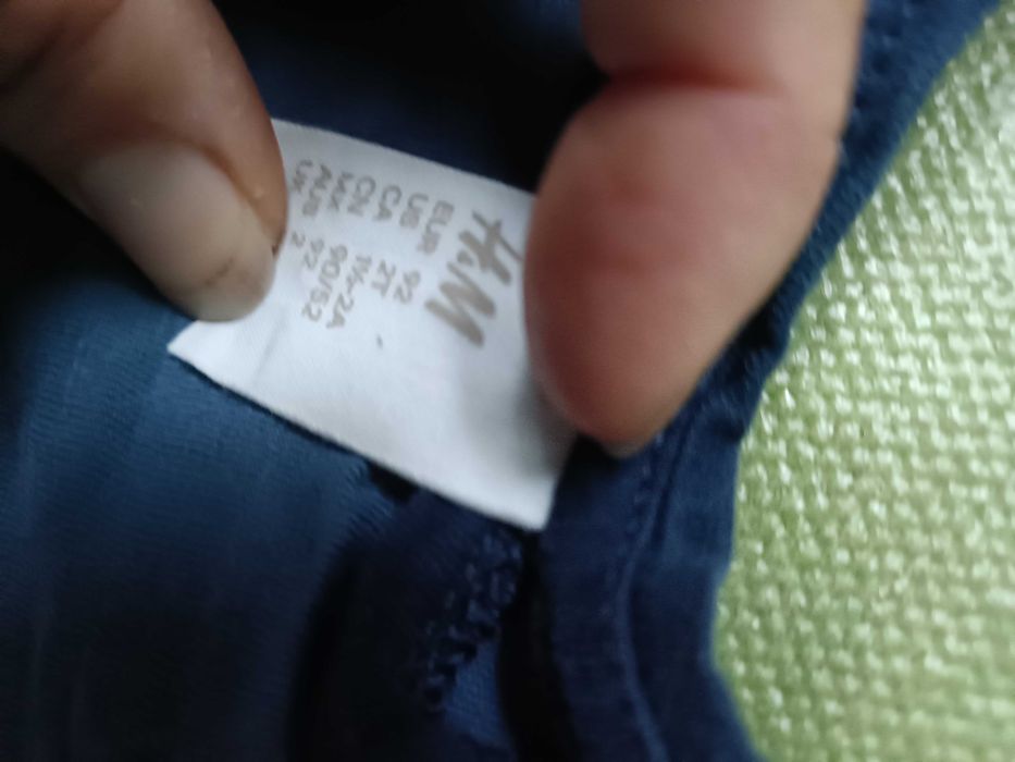 Bluzka z długim rękawem h&m