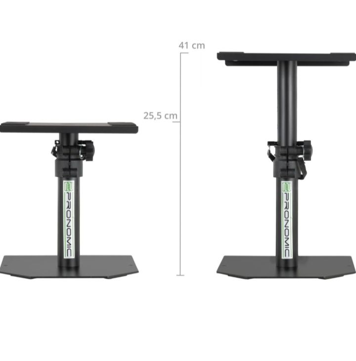 Pronomic SLS-36P BK statyw stołowy od 25,5 do 41 cm