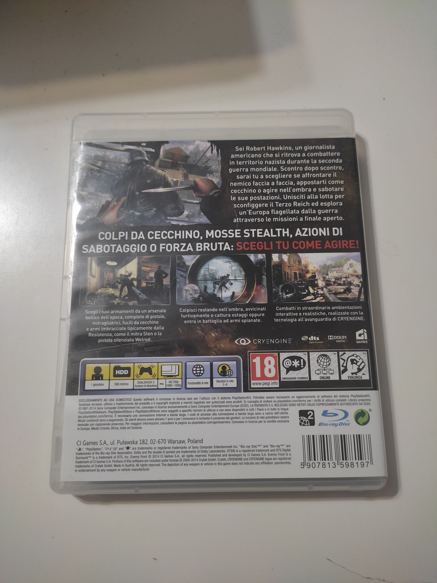 Enemy Front PS3 PlayStation3