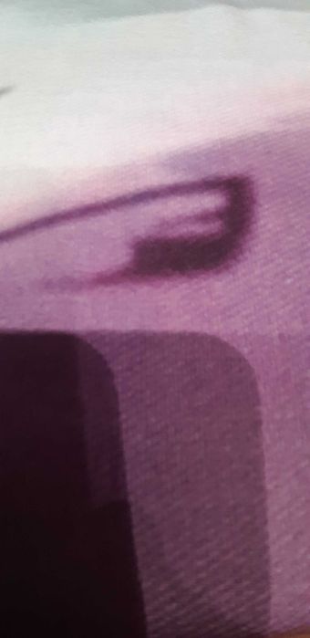 Szal grubsza wiskoza duży piękny kwiat fiolet z niebieskim