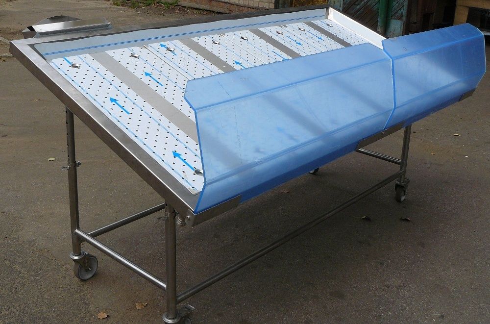 Вітрина для викладення риби на льоду, вітрина для магазину, вітрина