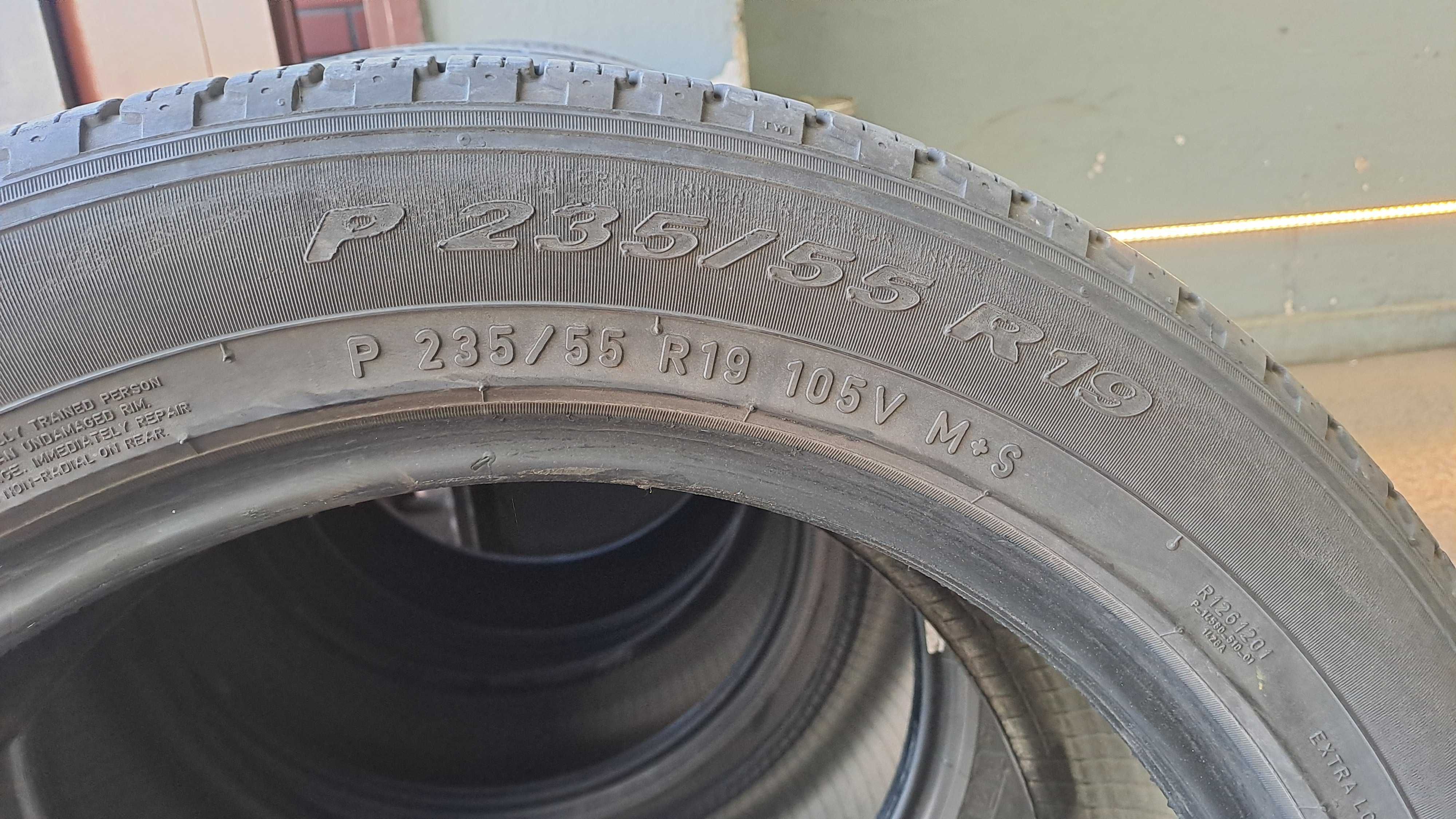 235/55r19 pirelli opony caloroczne uzywane