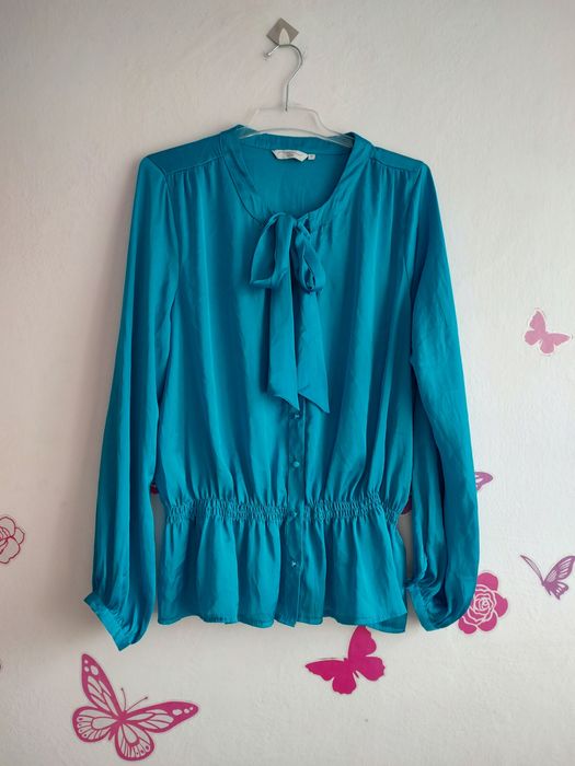 Satynowa elegancka bluzka r. 44