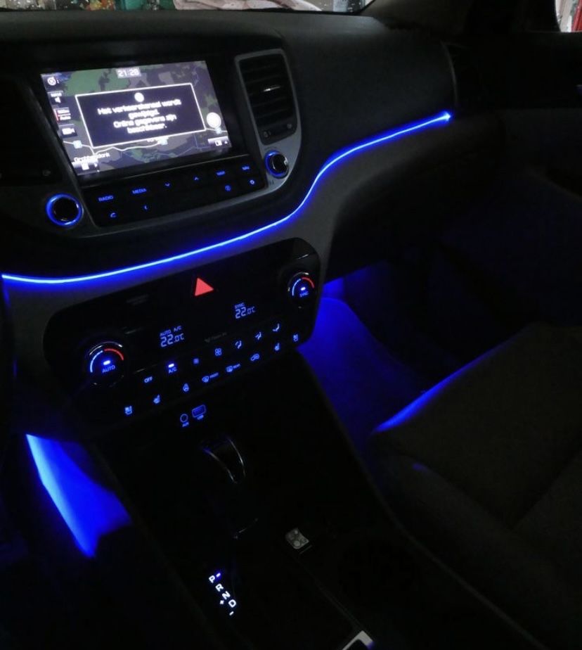 Установка Ambient light контурная подсветка салона