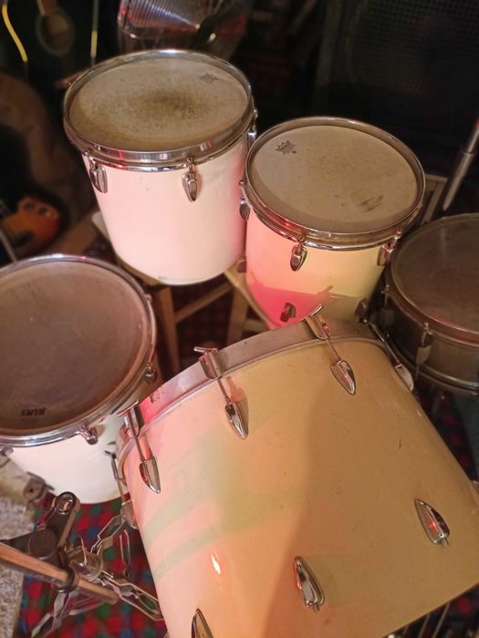 Zaproponuj! Bębny Szpaderski Pearl '70 80 Shell set Zestaw do renowacj