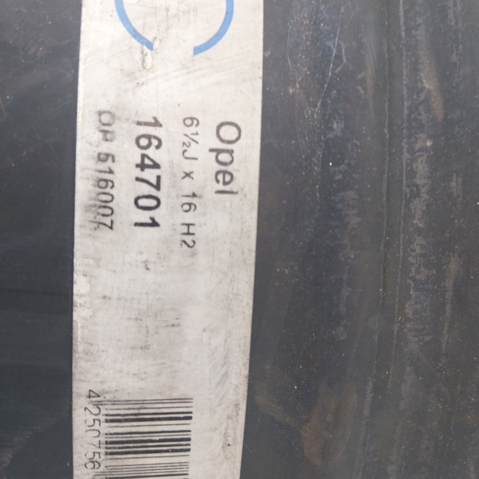 Oryginalne Felgi Stalowe Opel R16 5x110 6.5J ET 37