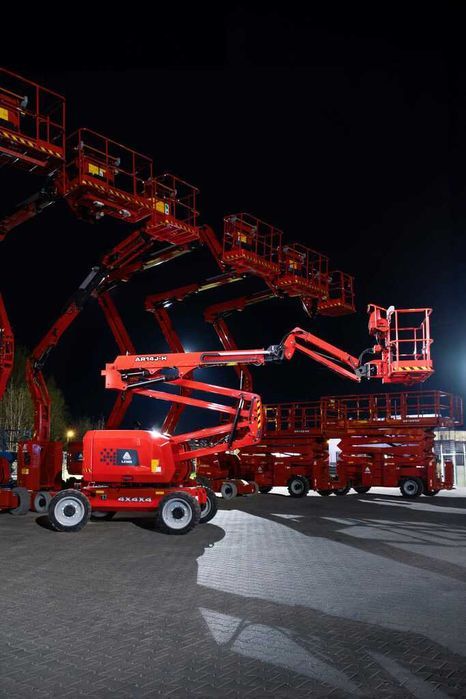 wynajem zwyżka podnośnik koszowy nożycowy zwyżki wynajem podnośników