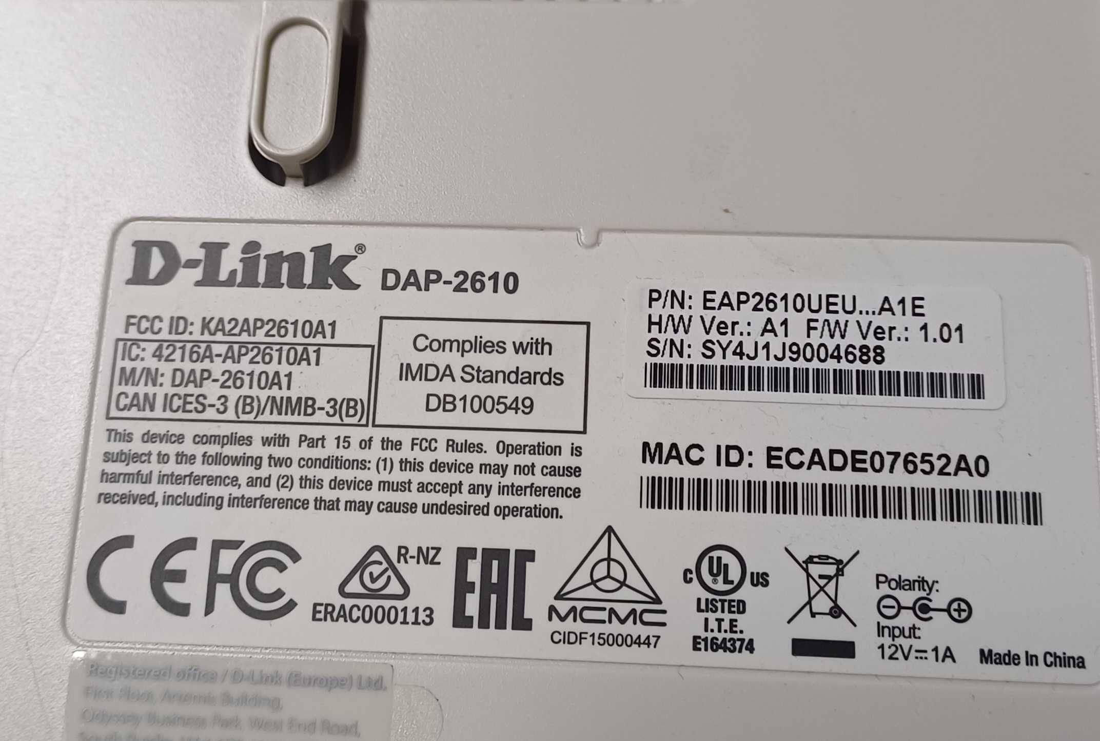 Wifi Access Point  D-Link