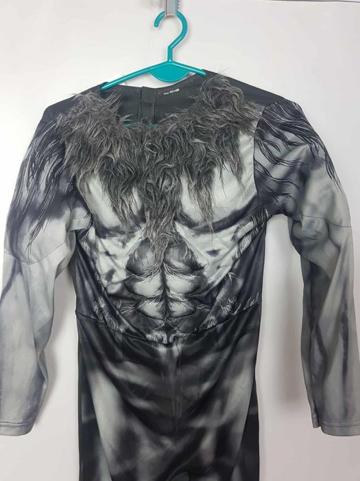 Strój przebranie wilkołak wilk halloween rozmiar 134 140 cm. BH039