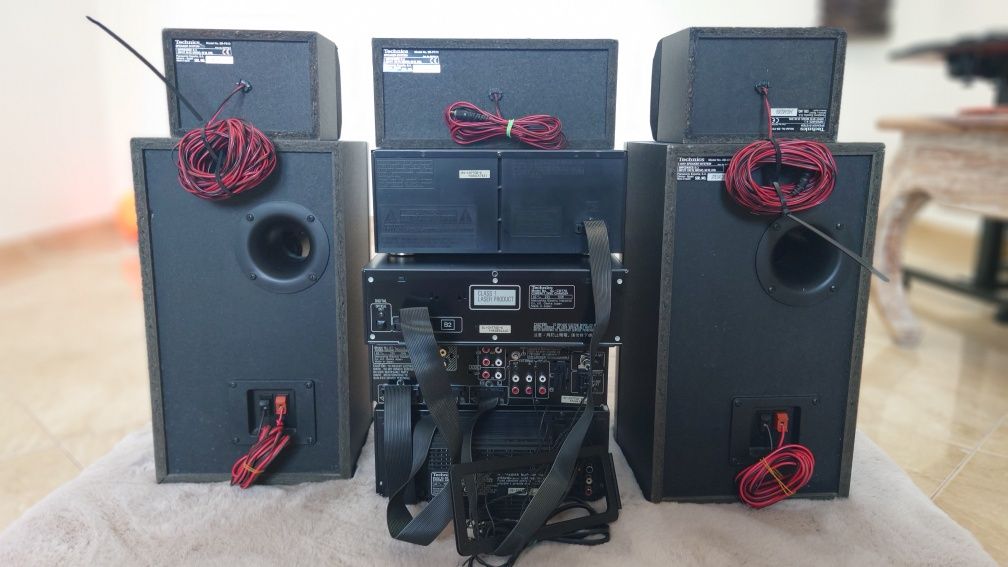 Wieża Technics SL-C770E-K STEREO AMPLIIER Dolby Surround 5 głośników