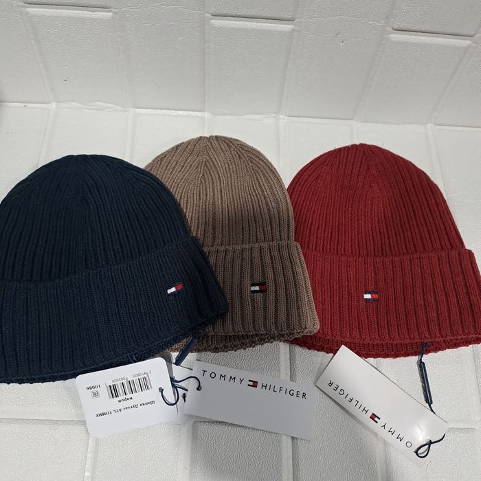 Шапка Tommy Hilfiger  осенняя демисизонная коттон