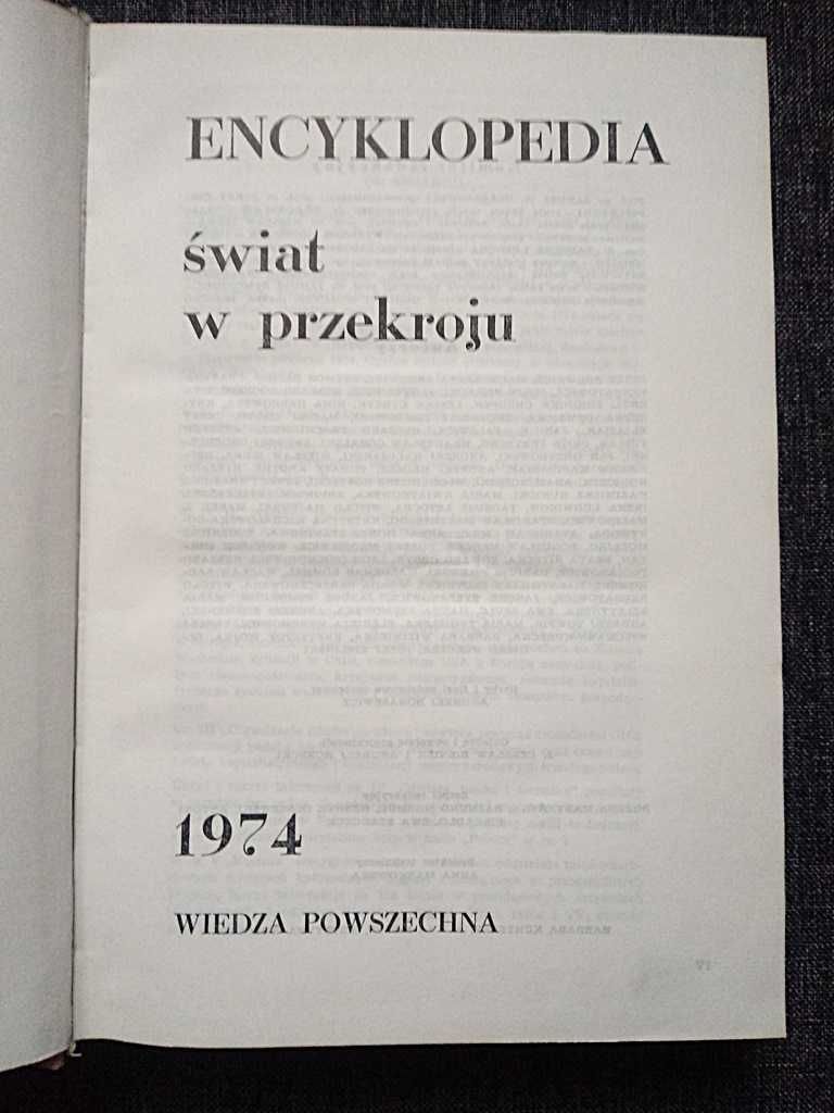 "Encyklopedia w Przekroju '74 Świat w Przekroju" Wiedza Powszechna