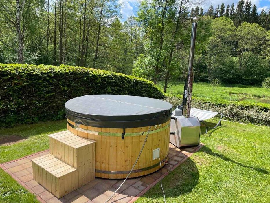 Promocja balia 225cm na podwójnym systemie z piecem zewnetrzny