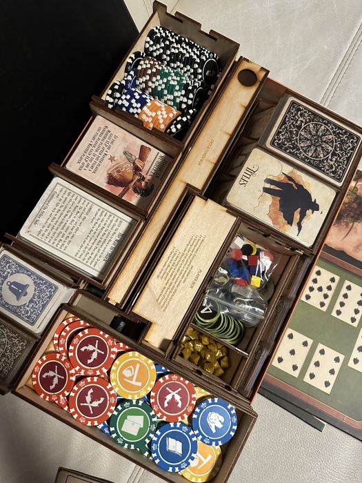 Western Legends + dodatki + żetony + pomalowane figurki + insert!