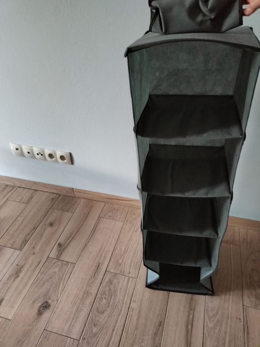 Półka wisząca szara