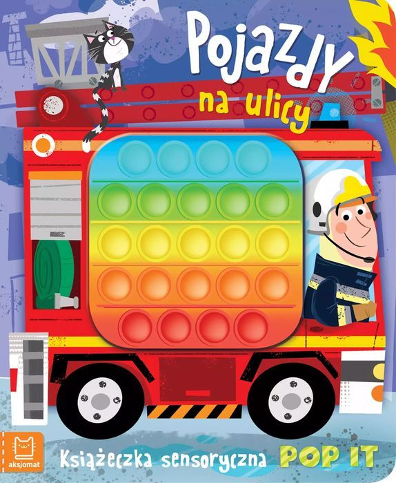 Pojazdy Na Ulicy. Książeczka Sensoryczna Pop It Grażyna Wasilewicz