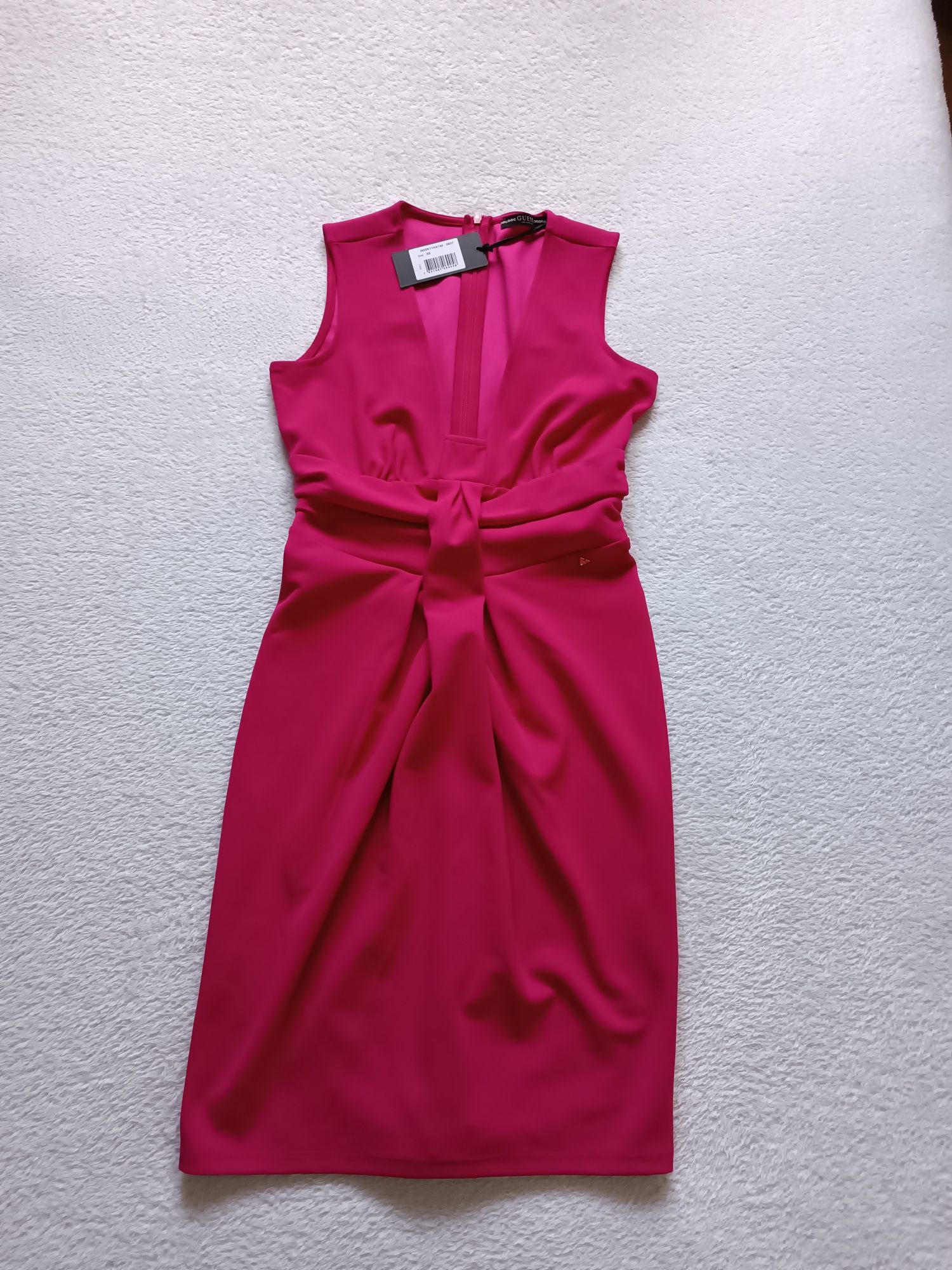 Sukienka nowa Guess fuksja różowa oryginalna krótka