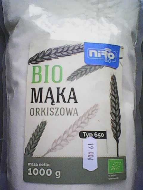 bio mąki pszeniczna i orkiszowa po 1 kg naturalne