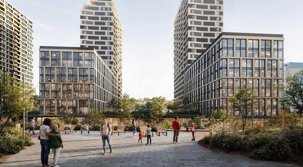 2-кімнатна квартира 58,58 м² з гардеробом і терасою ЖК Brother