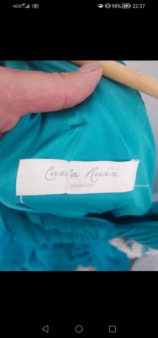 Vestido de cerimónia como novo XL