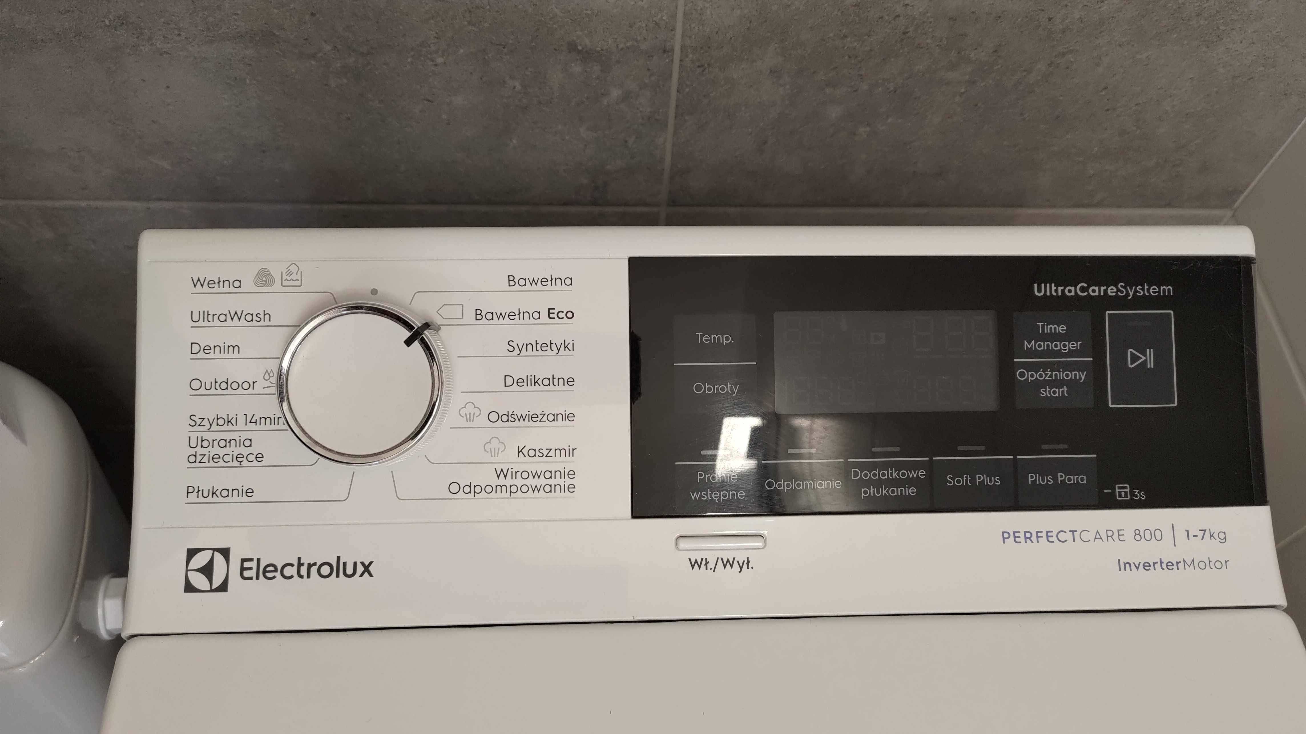Pralka ładowana od góry ELECTROLUX 7kg 1300 obr