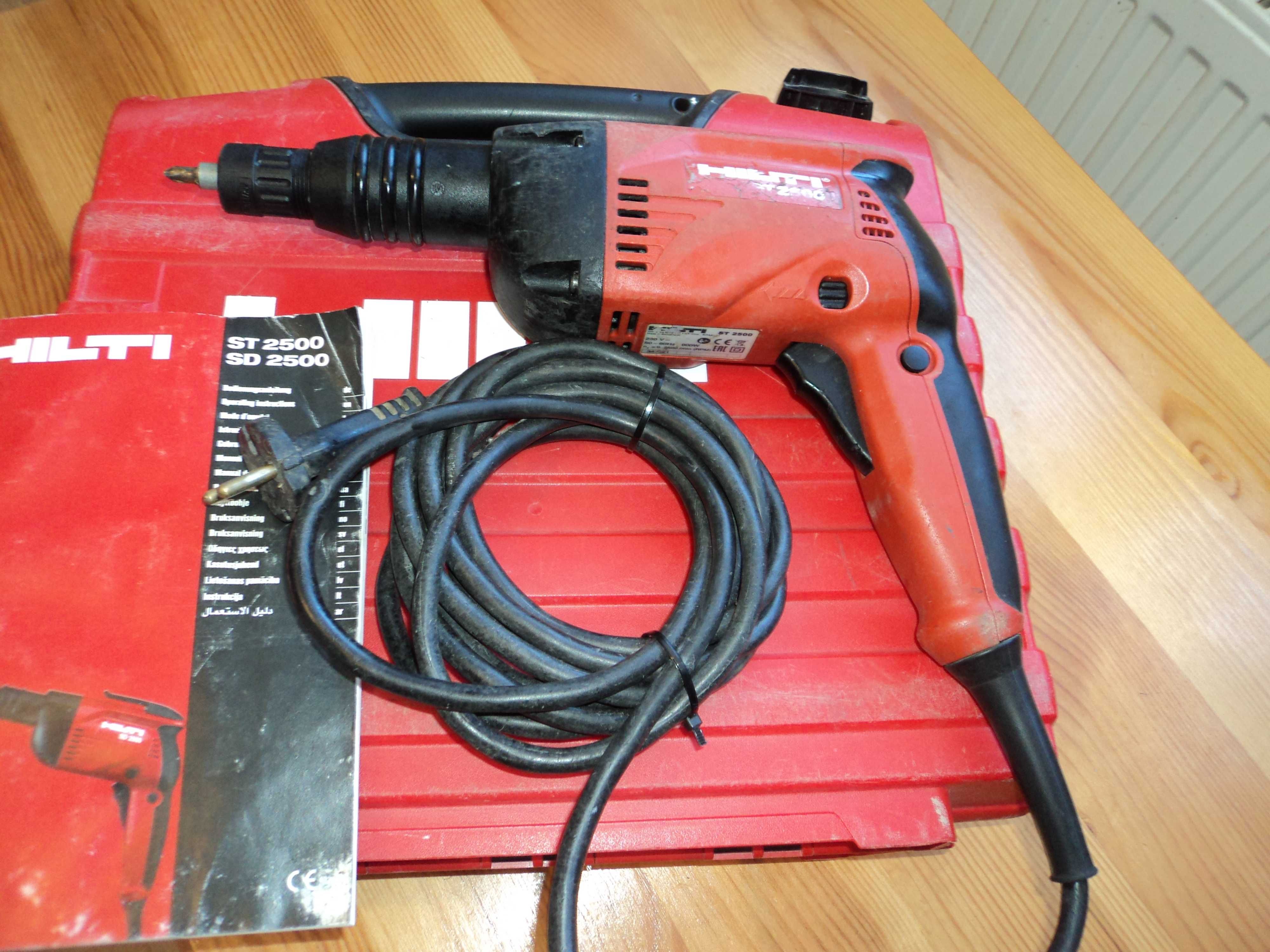 Hilti ST2500 wkretarka do konstrukcji.stalowych 600 w 19 Nm w walizce