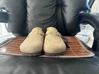 "Nowe buty" Birkenstock Boston BS Suede Taupe R.37