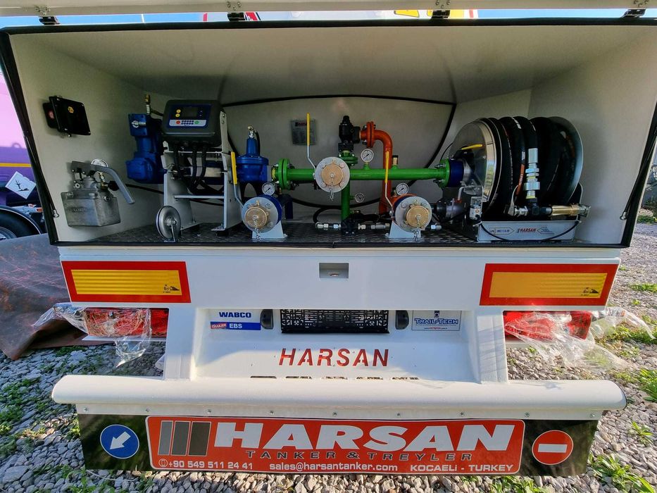 Напівпричіп-цистерна для транспортування газу HARSAN 45000Л (2023)