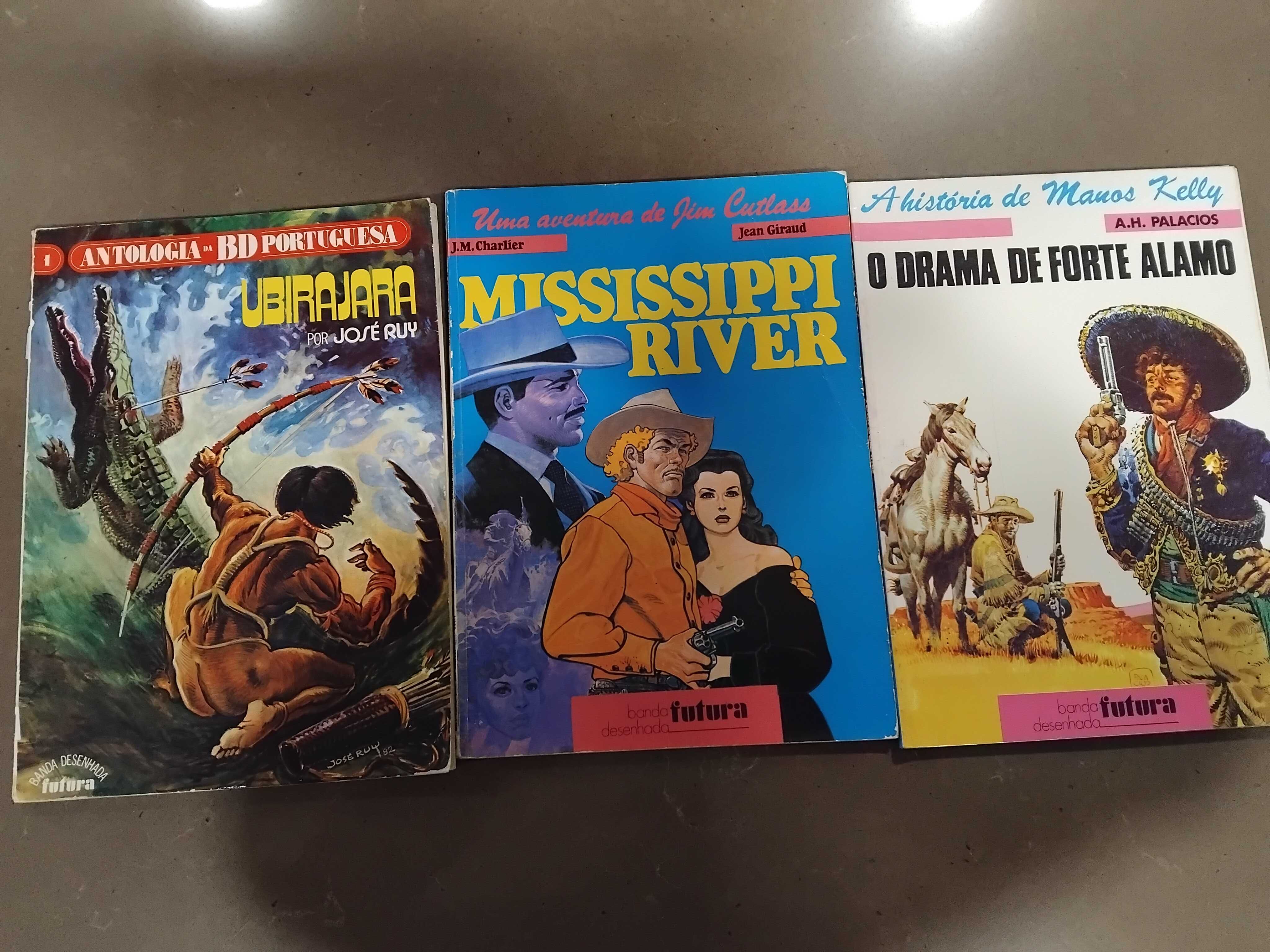 3 Livros A4  de aventura antigos