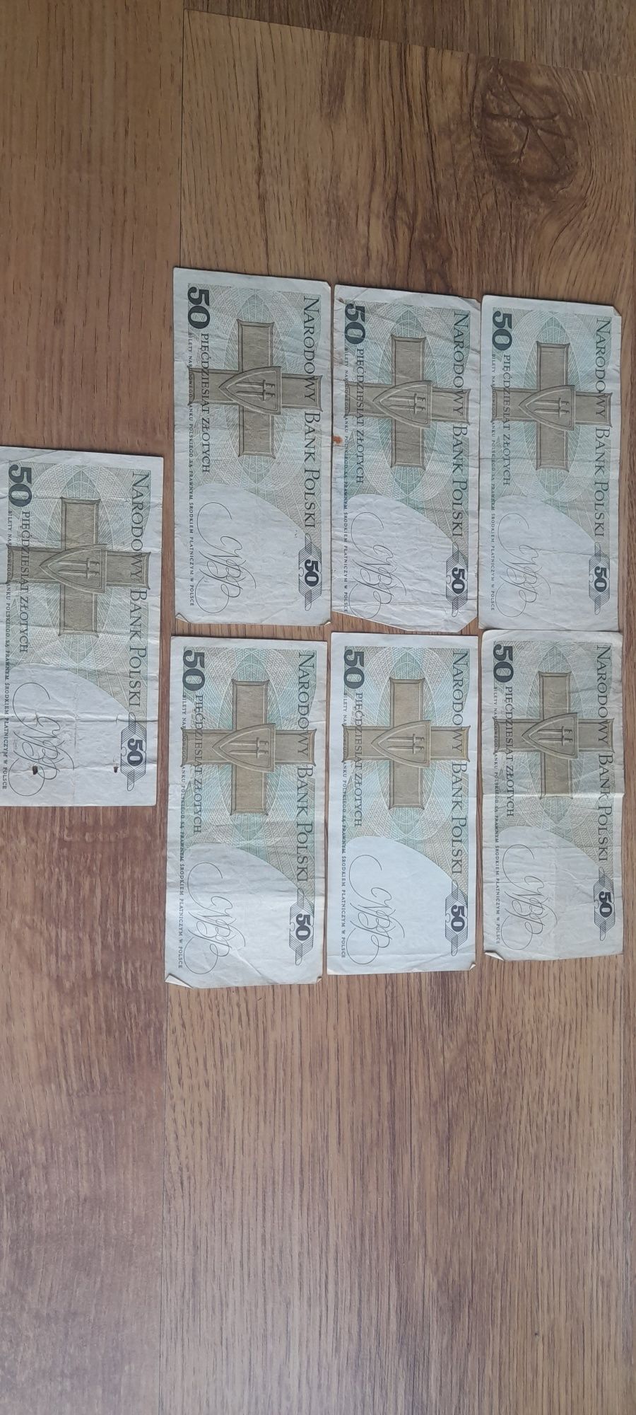 Zestaw banknotów 50zł