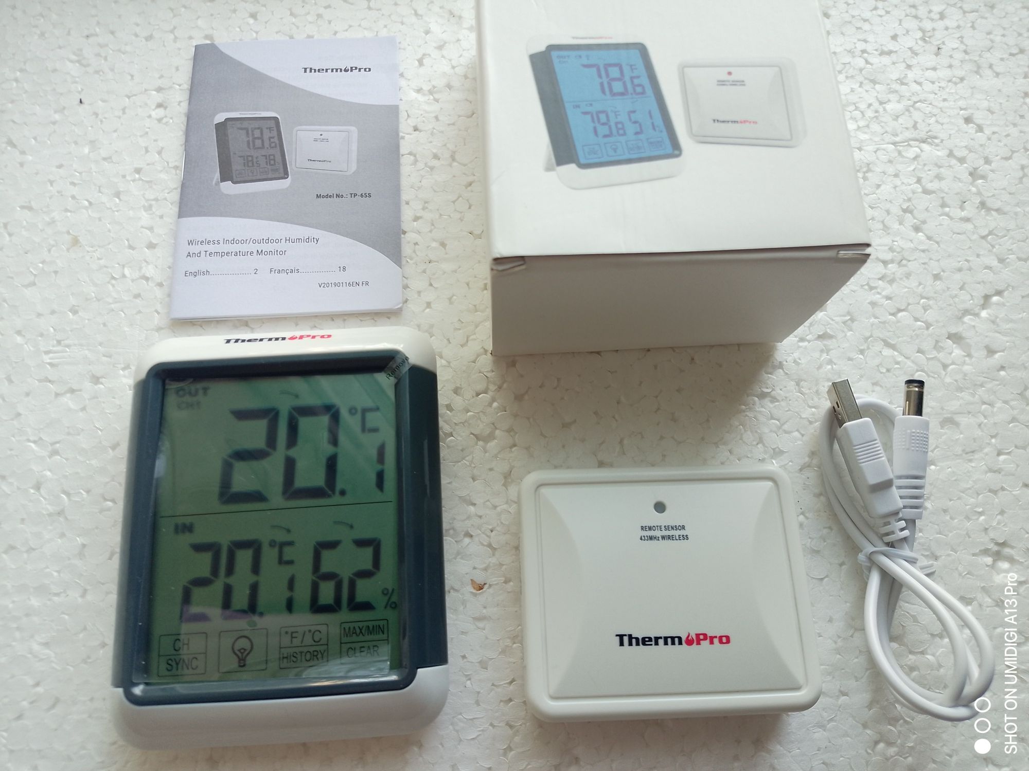 ThermoPro TP-65S термометр гигрометр