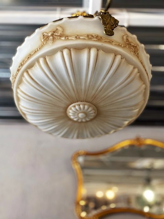 Oryginalna Francuska alabastrowa lampa