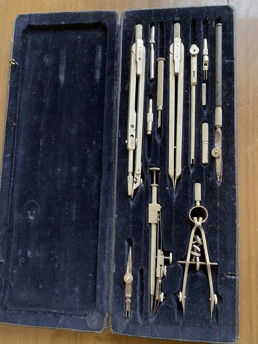 Zestaw cyrkli z lat 30 Nestler’s Praezision