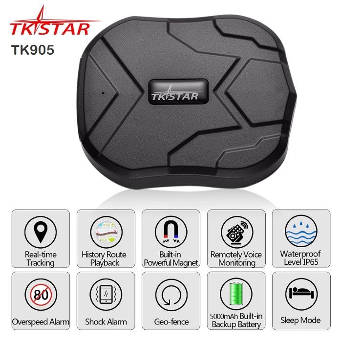 TK905 GPS Трекер 5000 mAh Магнит Автомобильный tracker для авто TKSTAR