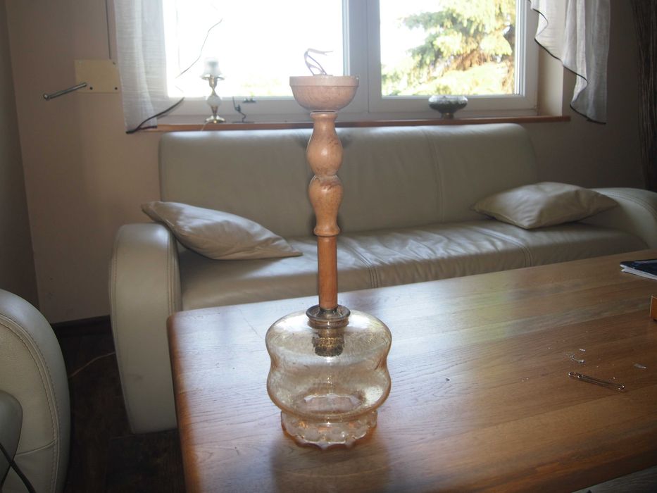 Lampa wisząca z czasów PRL