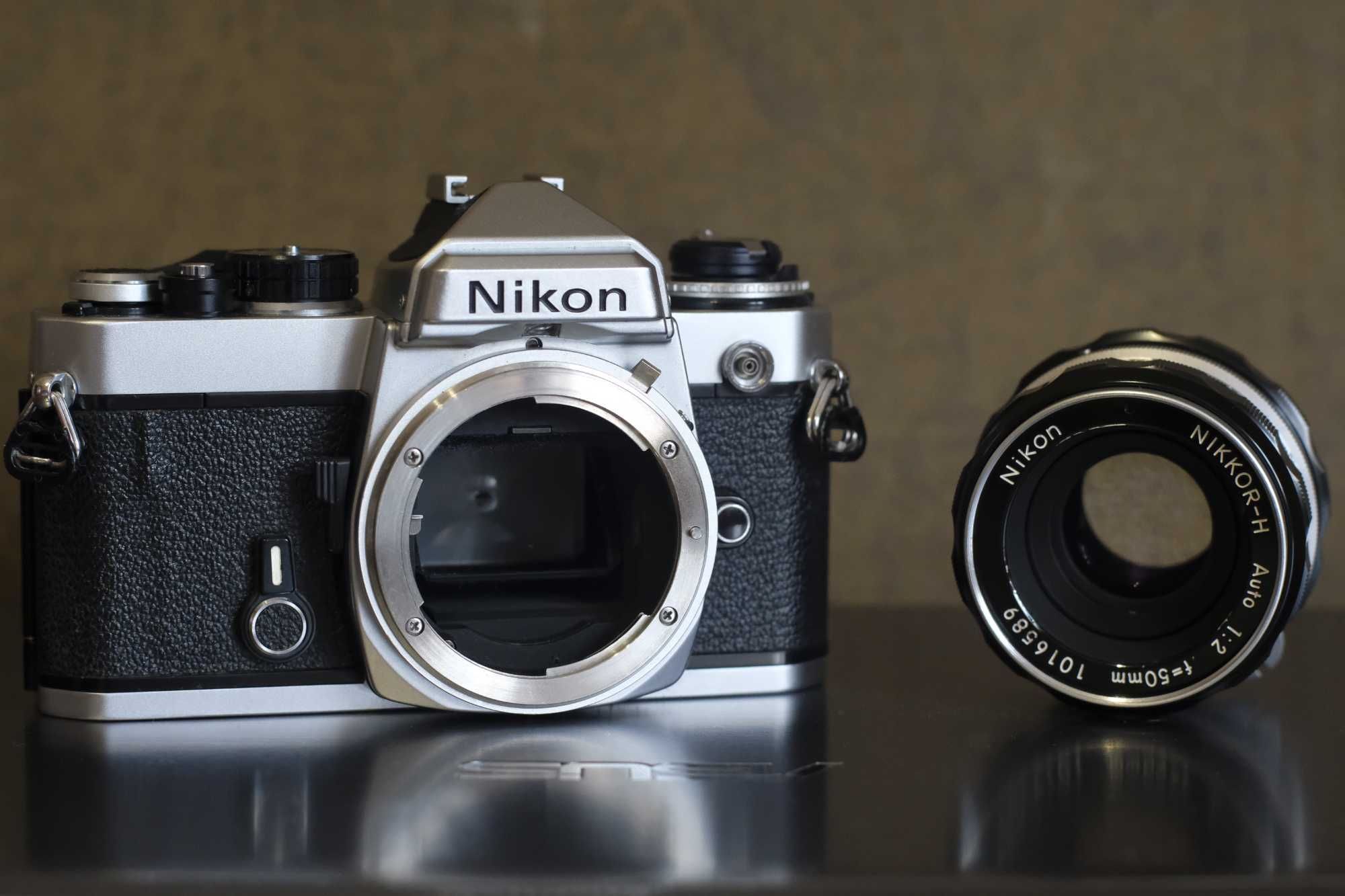 Плівка комплект NIKON FE + NIKKOR-H Auto 50mm f 2..0 + MF-
