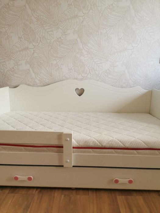Łóżko dziecięce pojedyncze Julia 80X160 z materacem Lio Janpol