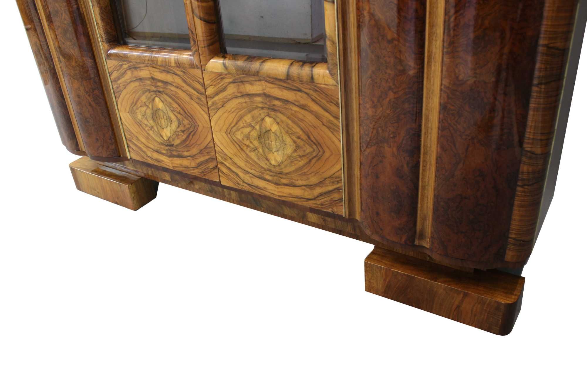 Piękny gabinet art - deco po renowacji / biurko i biblioteka / antyki