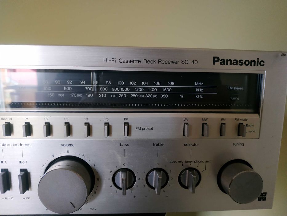 Panasonic Cassette Desk Receiver SG 40 Japan