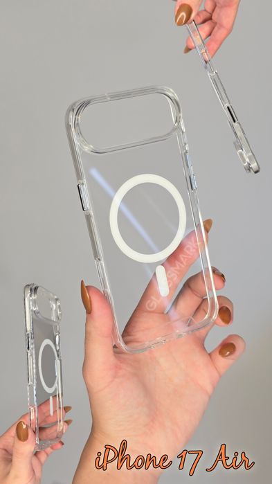 Чохол SPACE iPhone 17 Pro Max прозрачный чехол iphone 17 air